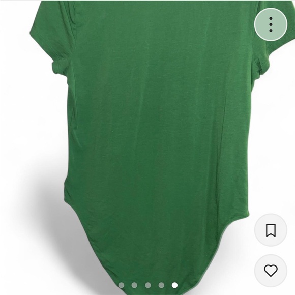 Green short sleeve bodysuit - Picture 2 of 5